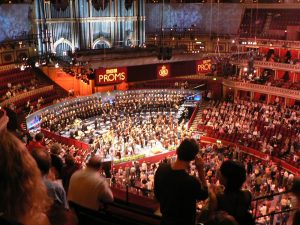 An internal shot of the Royal Albert Hall for the BBC Proms
