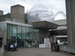 An external shot of the Hayward Gallery, London