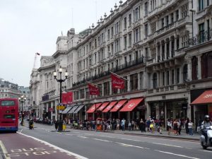 An external view of Hamleys on Regent's Street, London