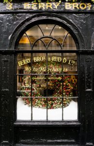 An external view of the Berry Bros & Rudd shop in London
